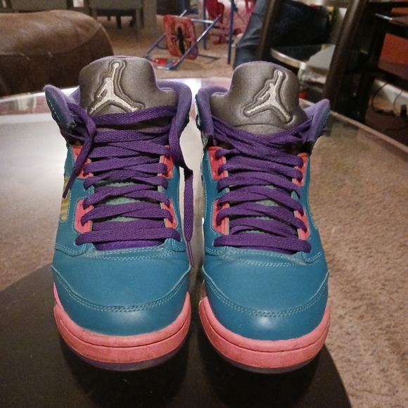 Jordan 5 Tropical Teal Size 6y - Picture 5 of 8